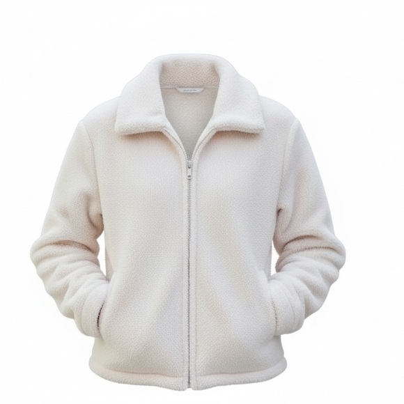 Young Fabulous & Broke Quilted Teddy Puffer Jacket Off White XS NWT - Picture 2 of 10